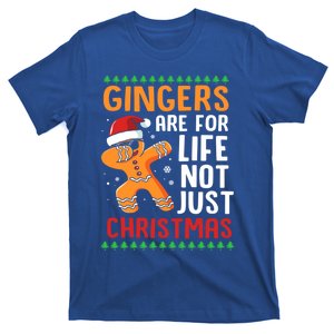 Gingers Are For Life Not Just Christmas Dabbing Gingerbread Gift T-Shirt