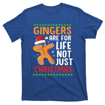 Gingers Are For Life Not Just Christmas Dabbing Gingerbread Gift T-Shirt