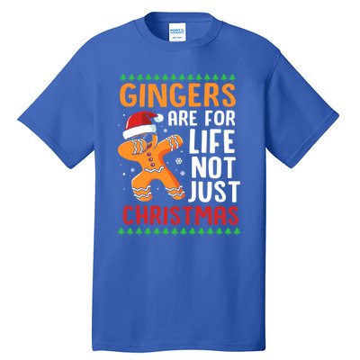 Gingers Are For Life Not Just Christmas Dabbing Gingerbread Gift Tall T-Shirt