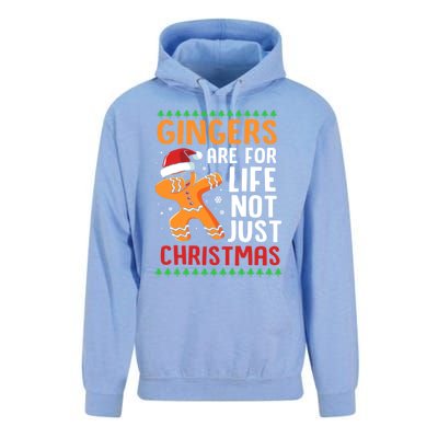 Gingers Are For Life Not Just Christmas Dabbing Gingerbread Gift Unisex Surf Hoodie