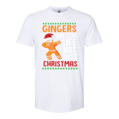 Gingers Are For Life Not Just Christmas Dabbing Gingerbread Gift Softstyle CVC T-Shirt