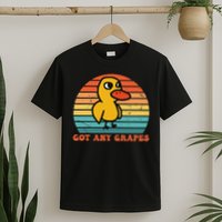 Got Any Grapes Duck Vintage Design T-Shirt