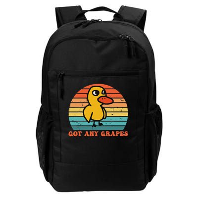 Got Any Grapes Duck Vintage Design Backpack