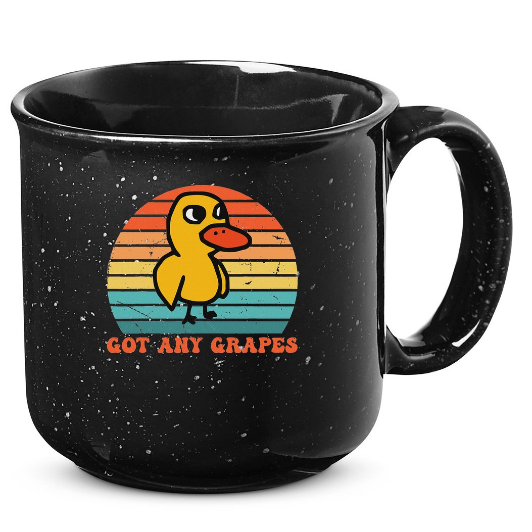 Got Any Grapes Duck Vintage Design 15oz Campfire Ceramic Mug