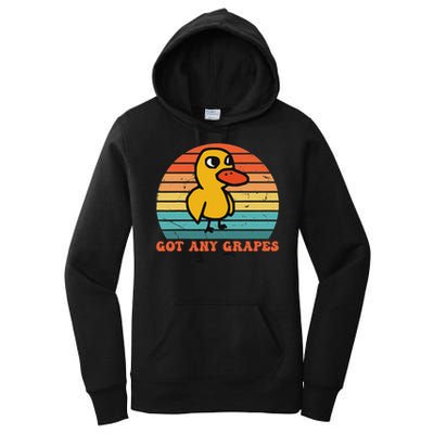 Got Any Grapes Duck Vintage Design Women's Pullover Hoodie