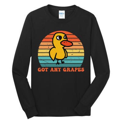 Got Any Grapes Duck Vintage Design Tall Long Sleeve T-Shirt