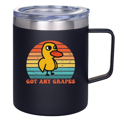 Got Any Grapes Duck Vintage Design 12oz Stainless Steel Coffee Mug