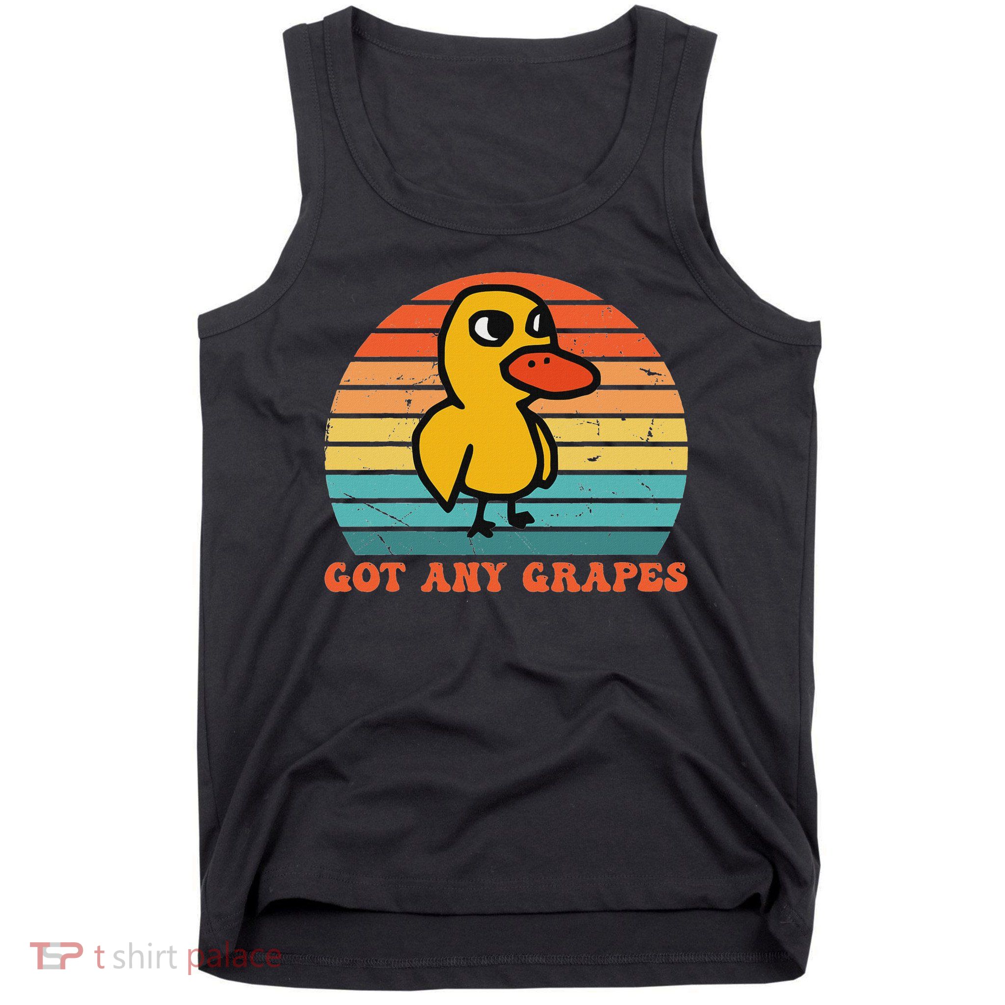 Got Any Grapes Duck Vintage Design Tank Top