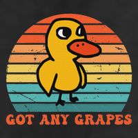 Got Any Grapes Duck Vintage Design Golf Towel