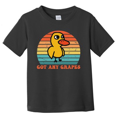 Got Any Grapes Duck Vintage Design Toddler T-Shirt