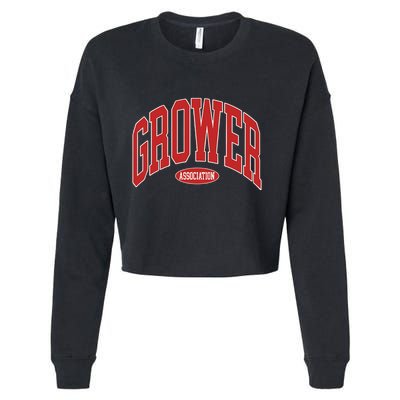 Grower Association Cropped Pullover Crew