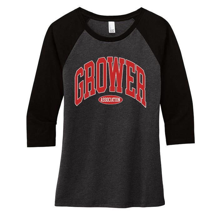 Grower Association Women's Tri-Blend 3/4-Sleeve Raglan Shirt