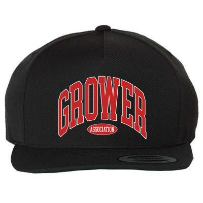 Grower Association Wool Snapback Cap