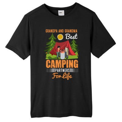 Grandpa And Grandma Best Camping Partners For Life Meaningful Gift Tall Fusion ChromaSoft Performance T-Shirt