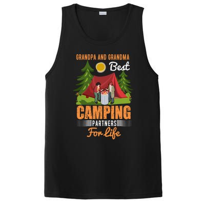 Grandpa And Grandma Best Camping Partners For Life Meaningful Gift PosiCharge Competitor Tank