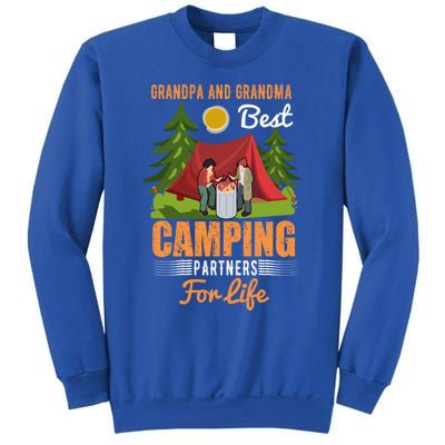 Grandpa And Grandma Best Camping Partners For Life Meaningful Gift Sweatshirt