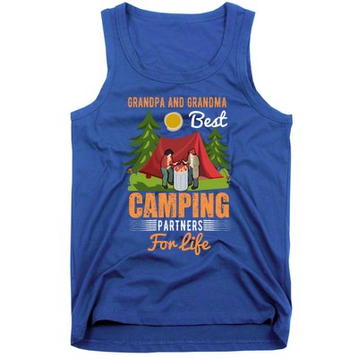 Grandpa And Grandma Best Camping Partners For Life Meaningful Gift Tank Top