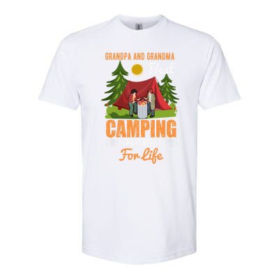 Grandpa And Grandma Best Camping Partners For Life Meaningful Gift Softstyle® CVC T-Shirt