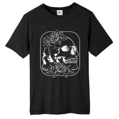 Grunge Aesthetic Goth Gothic Skull Fairycore Roses Tall Fusion ChromaSoft Performance T-Shirt