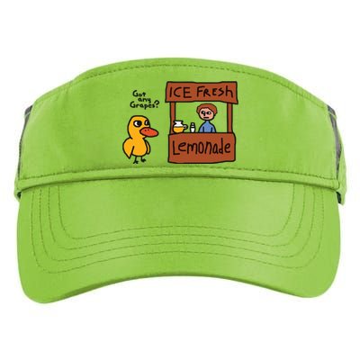 Got Any Grapes Duck Song Lemonade Adult Drive Performance Visor