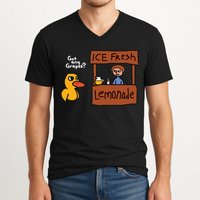 Got Any Grapes Duck Song Lemonade V-Neck T-Shirt