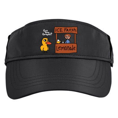 Got Any Grapes Duck Song Lemonade Adult Drive Performance Visor