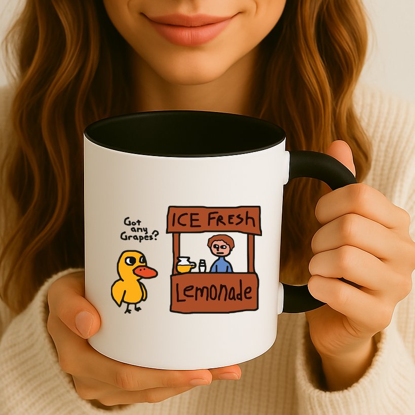 Got Any Grapes Duck Song Lemonade Mug