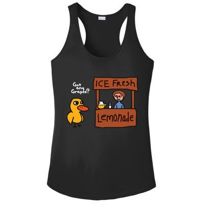 Got Any Grapes Duck Song Lemonade Ladies PosiCharge Competitor Racerback Tank
