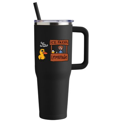 Got Any Grapes Duck Song Lemonade 40oz Vacuum Insulated Stainless Steel Travel Tumbler