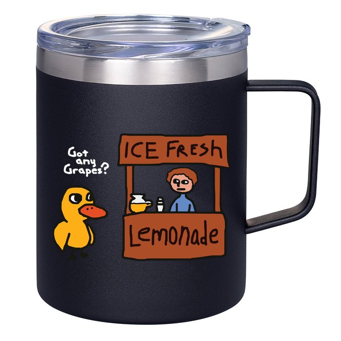 Got Any Grapes Duck Song Lemonade 12oz Stainless Steel Coffee Mug