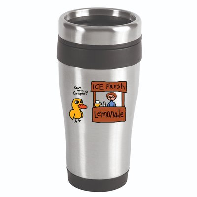 Got Any Grapes Duck Song Lemonade 16oz Travel Tumbler