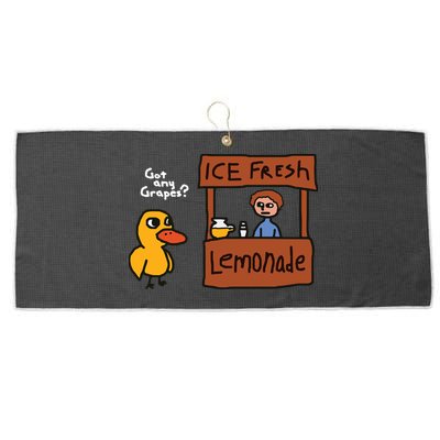 Got Any Grapes Duck Song Lemonade Large Microfiber Waffle Golf Towel