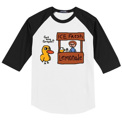Got Any Grapes Duck Song Lemonade Baseball Sleeve Shirt