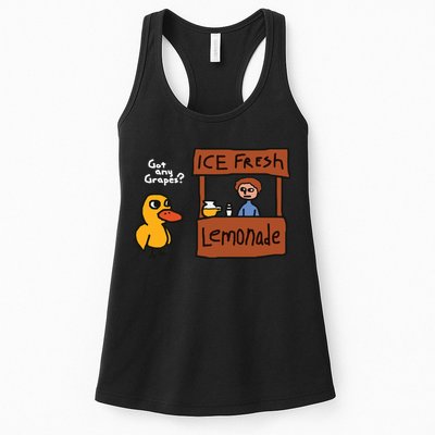 Got Any Grapes Duck Song Lemonade Womens Tank Top