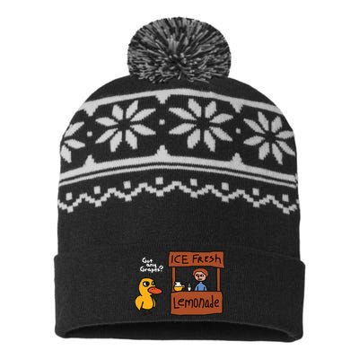 Got Any Grapes Duck Song Lemonade USA-Made Snowflake Beanie