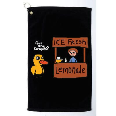 Got Any Grapes Duck Song Lemonade Golf Towel