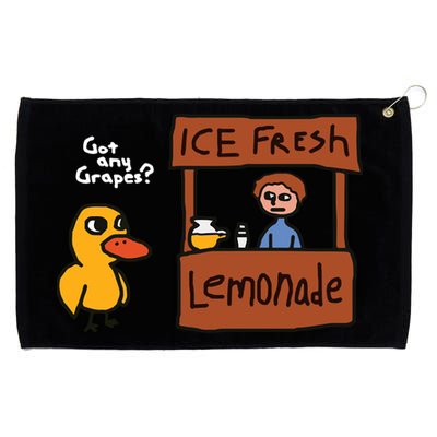 Got Any Grapes Duck Song Lemonade Grommeted Golf Towel