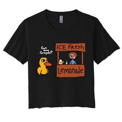 Got Any Grapes Duck Song Lemonade Crop Top
