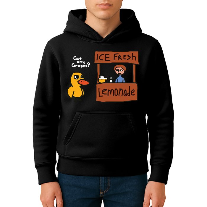 Got Any Grapes Duck Song Lemonade Kids Hoodie