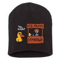 Got Any Grapes Duck Song Lemonade Short Acrylic Beanie