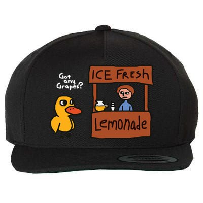 Got Any Grapes Duck Song Lemonade Wool Snapback Cap