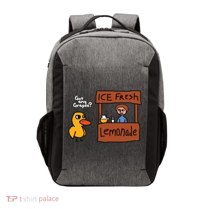 Got Any Grapes Duck Song Lemonade Vector Backpack