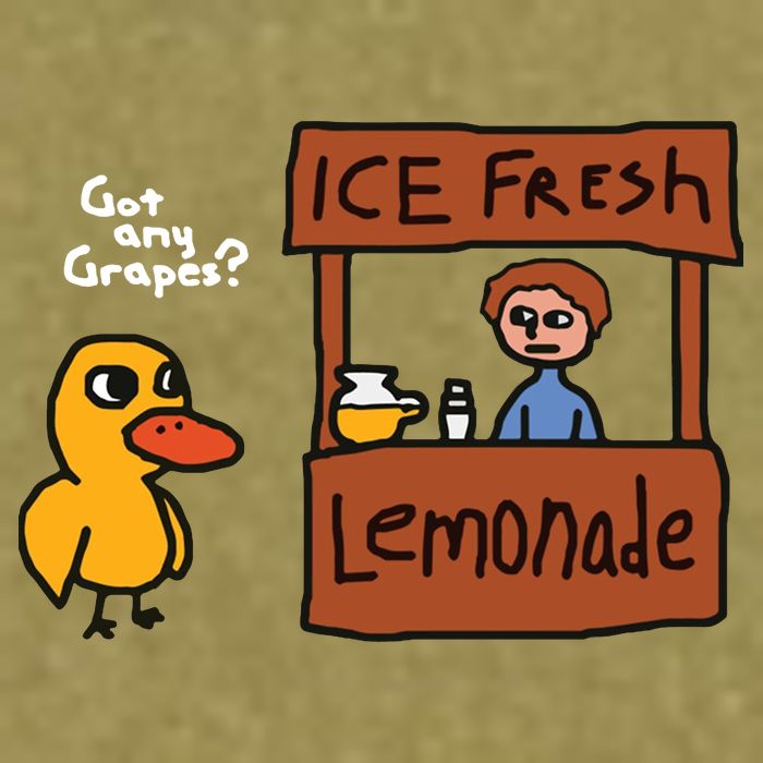 Got Any Grapes Duck Song Lemonade Garment-Dyed Women's Muscle Tee