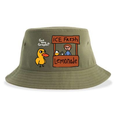 Got Any Grapes Duck Song Lemonade Sustainable Bucket Hat