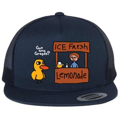 Got Any Grapes Duck Song Lemonade Flat Bill Trucker Hat