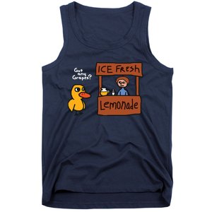 Got Any Grapes Duck Song Lemonade Tank Top