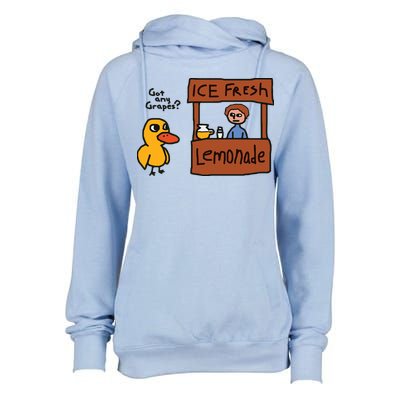 Got Any Grapes Duck Song Lemonade Womens Funnel Neck Pullover Hood