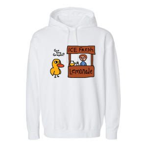 Got Any Grapes Duck Song Lemonade Garment-Dyed Fleece Hoodie