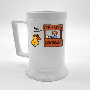 Got Any Grapes Duck Song Lemonade Beer Stein