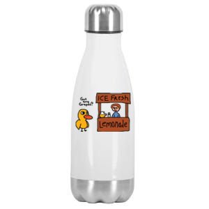 Got Any Grapes Duck Song Lemonade Stainless Steel Insulated Water Bottle